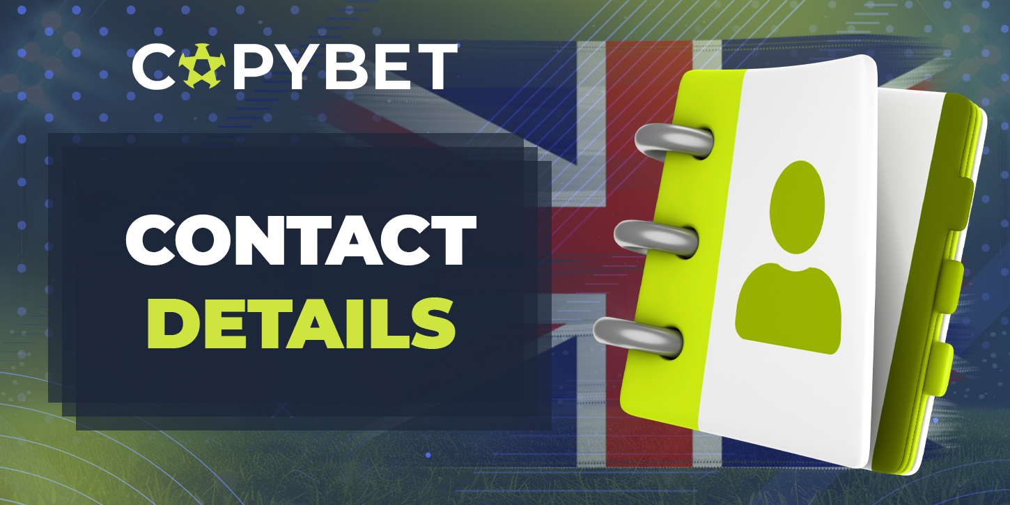 CopyBet online bookmaker support contacts 