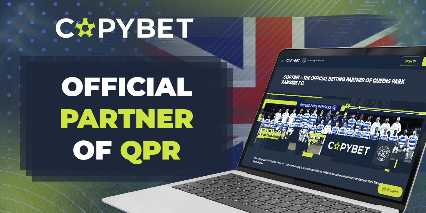 CopyBet partnership with QPR 2024