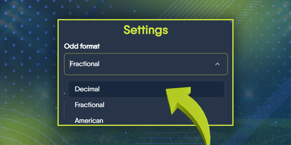 Decimal Odds format on CopyBet 2024