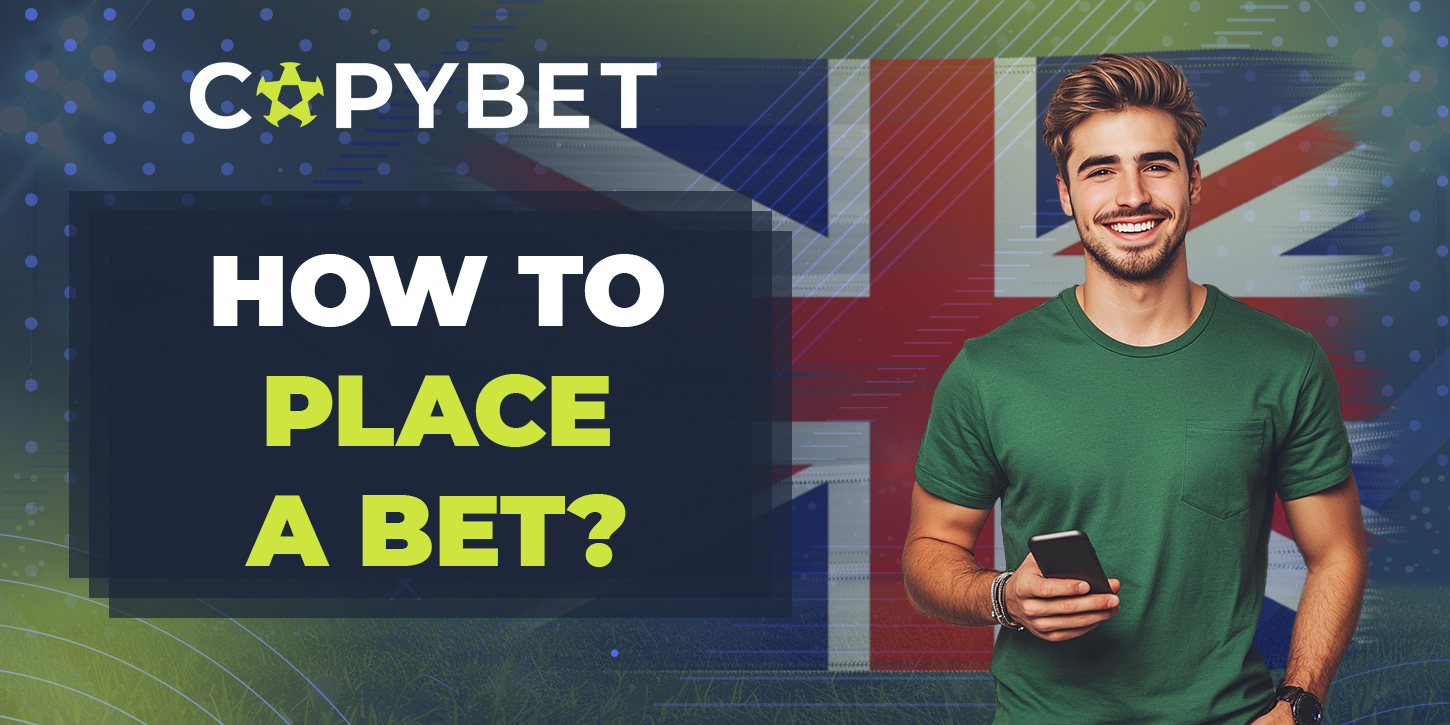 Step-by-step instructions for placing sports bets at CopyBet 