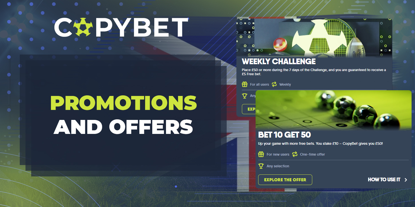 Bonus program from online bookmaker CopyBet 2024