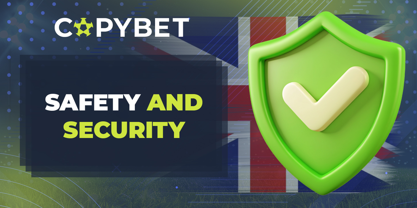 Security of the official site of the bookmaker CopyBet UK